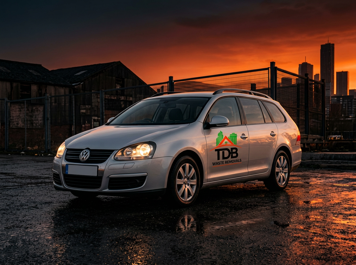 TDB Waste Removals van